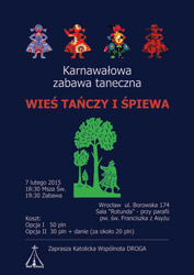 Zabawa karnawałowa 2015 z Drogą