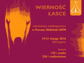 Wyjazdowe rekolekcje wielkopostne 2016